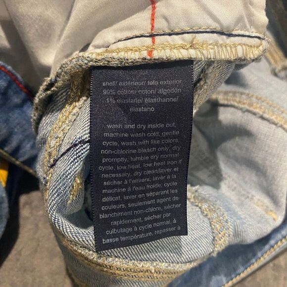 Tommy Hilfiger Side Stripe Boyfriend Jeans Size 12 - Picture 11 of 11